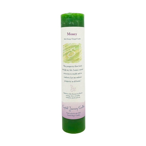 CRYSTAL JOURNEY Candle Pillar Money, 1 EA