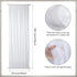 Buryeah 2 Pcs 36 x 78 Inches White Sheer Sidelight Curtain Sidelight French Door Sheer Curtains Side Light Sheer Front Door Curtain for Entry Door Front Door Foyer