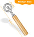 LIQWEI Pasta Cutter Wheel, Pastry and Pasta Cutter Wheel Pastry Ravioli Wheel Cutter With Long Wooden Handle