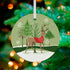 Keepsake Ornament, Stag in Sweater, 3"x 3"