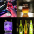 12Pcs LED Coaster, LED Sticker Lights, Cup Holder Lights for Wine, Liquor Bottle, Colorful Party Sparklers