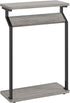 Livofloral Narrow End Tables for Small Spaces, Skinny Grey Side Table Living Room, Small Narrow Side Table for Couch