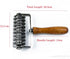 Hosmide Kitchen Baking Dough Cookie Pie Pizza Pastry Lattice Roller Cutter Tool - Stainless Steel with Wood Handle