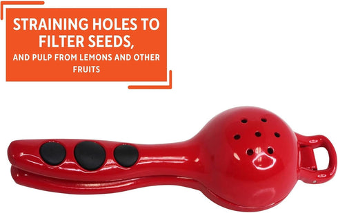 IMUSA USA Red Lemon/Lime Squeezer, One Size