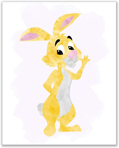 BigWig Prints Winnie the Pooh Nursery Decor, Watercolor Wall Art, Unframed Set of 5 (8x10)