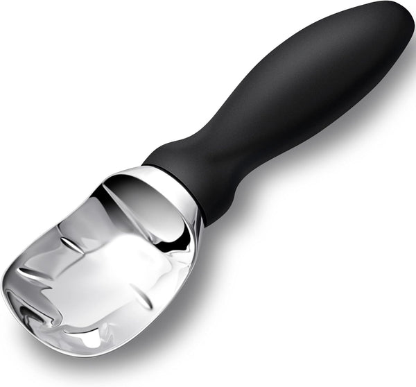 Rainspire Ice Cream Scoop Stainless Steel with Comfortable Handle, Ice Cream Scooper Heavy