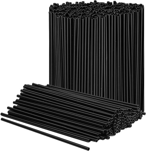 Premium Plastic Black Coffee Stirrers - Pack of 250, Durable & Eco-Friendly Design
