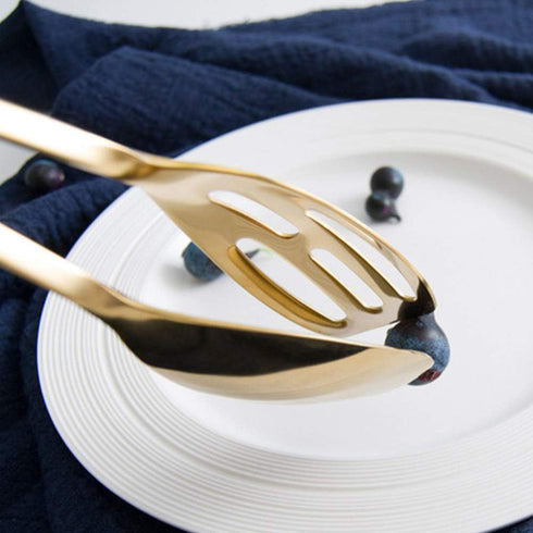 Food Tongs, Stainless Steel Kitchen Tongs, Salad Tongs for Cooking, Barbecue, Pastry, Sandwich, Serving Scissors