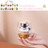 i-CHONY Individual Cupcake Holder - Clear Plastic Dome Single Cupcake Carrier Boxes (50pcs)