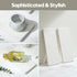 Razborci 2PCS Counter, 9"x3.5" Water Absorbing Stone Drying Tray for Kitchen Diatomite Mat Vanity Caddy for Bathroom
