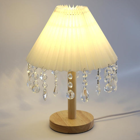 Milkary 44 Pack 38mm 20mm Chandelier Crystal Prism Replacement, Hanging Clear Crystal Glass Bead Prisms Chandelier