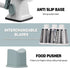 GORCI 3 Cheese Grater Cheese Shredder with Interchangeable Blades, Rotary Cheese Grater Manual Vegetable Slicer
