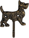 Wall Mounted Cast Iron Home Decor Hook with Unique Dog Design
