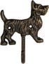 Wall Mounted Cast Iron Home Decor Hook with Unique Dog Design