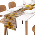 Rustic Sunflowers Table Runner - Cotton Linen - 72 Inch Dresser Scarves for Kitchen, Dining, Sofa, Home Decor