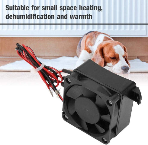 PTC Air Heater Mini Fan Heater 110V, Thermistor Heater with Constant Temperature Insulation (24V/350W)