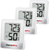 ThermoPro TP49 Digital Hygrometer, 3 Pieces Indoor Thermometer, Humidity Meter with Temperature Monitor for Outdoor and