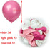 KADBANER White Light Pink Rose Red Balloons, 100 Pack, 12 Inch Latex
