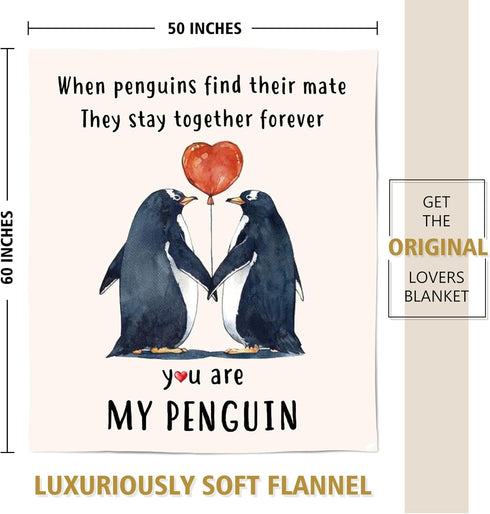 60'' 50'' SteadStyle Gifts for Him Her Boyfriend Girlfriend, Wedding Anniversary Blanket, Romantic I Love You Birthday