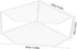 ARTIBETTER 2-Tier Iron Countertop Organizer, White, 20 in L x 8 in W x 5 in H, Seasoning and Spice Rack, Lightweight and Portable by ARTIBETTER