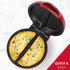 Holstein Housewares Non-Stick Omelet & Frittata Maker, Stainless Steel for 2 Portions, Red