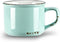 Abbott Collection Green Enamel Look Stoneware Cappuccino Cup