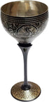 Wine Glass Goblet, Unique Premium Quality Handmade Cup Glass for Moscow Mules, 100% Pure Brass