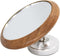 Espresso Lens Reflective Mirror Flow Rate Observation Tool, Wooden Base Magnetic Cafe Machine Accessory for Home Barista