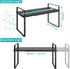 Counter 2 Pack iPEGTOP Expandable Cabinet Storage Shelf Organizer Rack, Heavy Duty Steel Metal Spice Rack Adjustable
