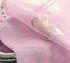 84 Inch Sets, 2 Jubilantex Pink Butterfly Sheer Curtains Gold Print Drapes for Baby Girls Nursery, Kids Bedroom Long