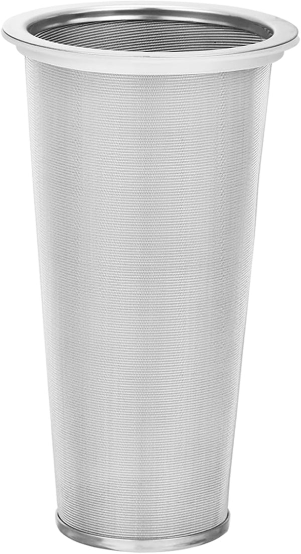 Cold Brew Coffee Filter for 32 OZ Wide Mouth Mason Jar, 304 Stainless Steel Strainer with Seal Ring for Iced Drinks,