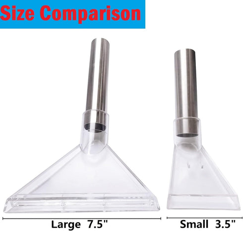 Universal Extractor Attachment for All Shop Vacs with 2-1/2", 1-7/8", & 1-1/4" Adapters for Cleaning