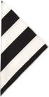 Black and White Table Linens, 100% Cotton Cloth Napkins 18" Dinner Pk 4