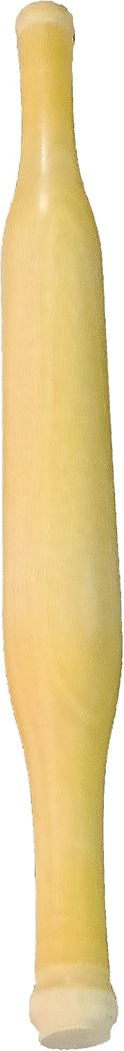 Handmade Mango Wood Rolling Pin, 14 Inch Long Dough Roller for Roti Chapati Paratha, Made in India