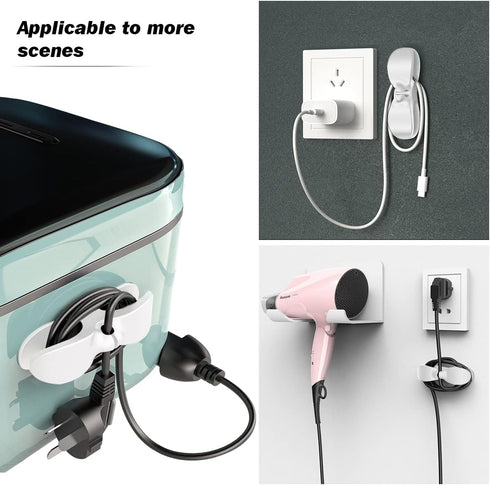 4 Pack Cord Organizer for Appliances, Cord Holder for Small Kitchen Appliances, Stick On for Blenders, Coffee Makers