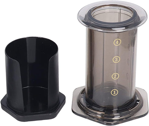 Topyond Coffee Machine, Portable Maker for Camping & Travel, Easy to Clean, 4 Cup Capacity