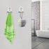 Aufind 8 Packs Suction Cup Clip - Plastic Round Suction Cup Clamp Holder for Hanging Kitchen Bathroom Office Accessories