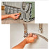 Dishwasher Installation Kit - 5 Feet Long Dishwasher Hose and 4 Appliance Adaptors - 3/8 x 3/8 inches Comp