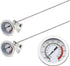 Efeng 15” Long Cooking Thermometer for Oil or Candy (2 Pack) with Pot Clip, Instant Read Dial