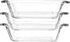 Anchor Hocking Glass Bread Pan, 1.5 Quart Loaf Pan, Set of 3