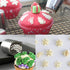 4 PCS Christmas Pastry Icing Piping Nozzles, Stainless Steel Russian Piping Tips Set