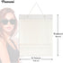 PACMAXI Sunglasses Storage Organizer, Wall Pocket Mounted Eyeglasses Holder, Hanging Eyewear Display (Ivory White, 15