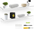 Sezanrpt 24 Inches Clear Floating Shelves for Wall, Acrylic Long Wall Shelf,