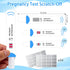 54 Pack 48 6 Pregnancy Test Scratch-Off Baby Shower Game Funny Reveal Cards, Not Pregnant & Pregnant Results, Gender