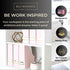 BLU MONACO Set of 6 Foldable Pink Cute Magazine Holders with Gold Label Holders - Stylish Storage for Desk, Shelves,