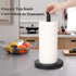 Countertop, (2LBS 6.7inch Black Paper Towel Holder Stainless Steel Heavy Weighted Base in Weight, and in Diameter)