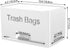 STWWO Extra Large Trash Bag Holder Dispenser, Metal Garbage Bag Dispenser Roll Holder, Trash Storage Organizer