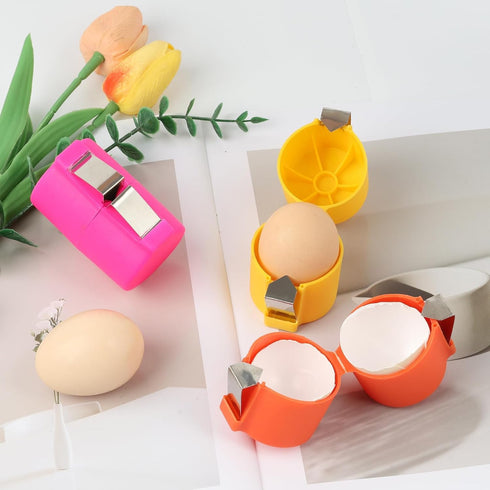 OMASUNB 3pcs Set,Egg Egg Shell Opener, Egg Peeler Tool Separator for Raw Eggs, Hard Boiled Egg Peeler,Kitchen Gadgets