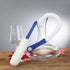 Bottle Cleaning Brush Set, 2 Different Sizes Flexible Scourer for Cleaning Wine Decanters, Goblets, Glasses