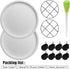 2Pack 13.98'' Plant Caddy with Wheels, Plant Stand Dolly for Heavy Planter,Wheeled Planter Saucer Tray,Rolling plant